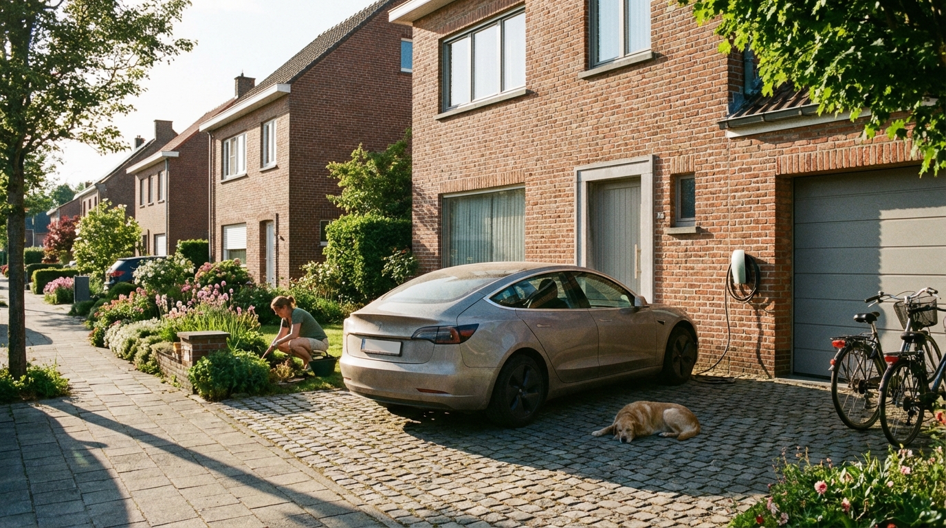 Laadstation in Halen