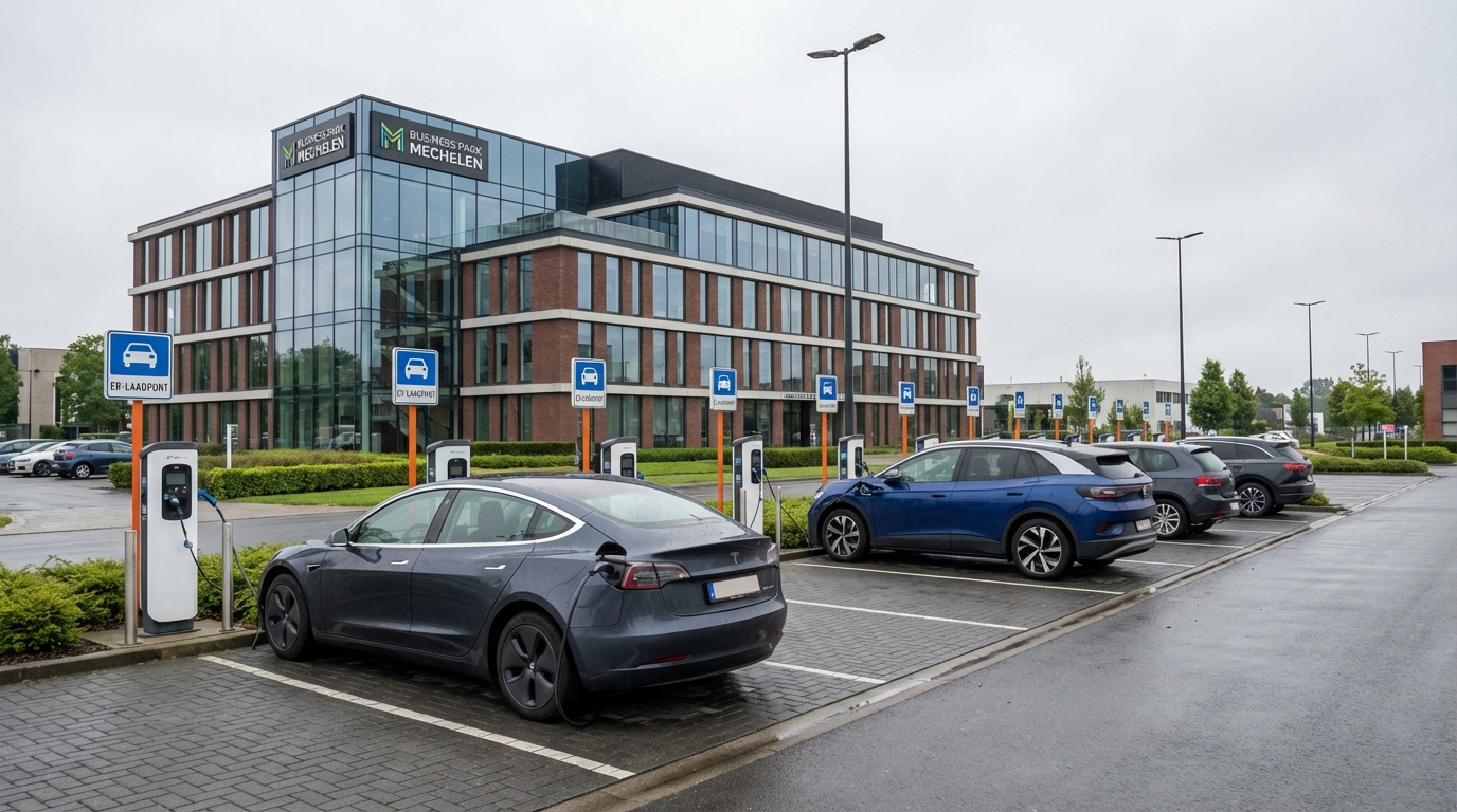 Laadstation in Bilzen